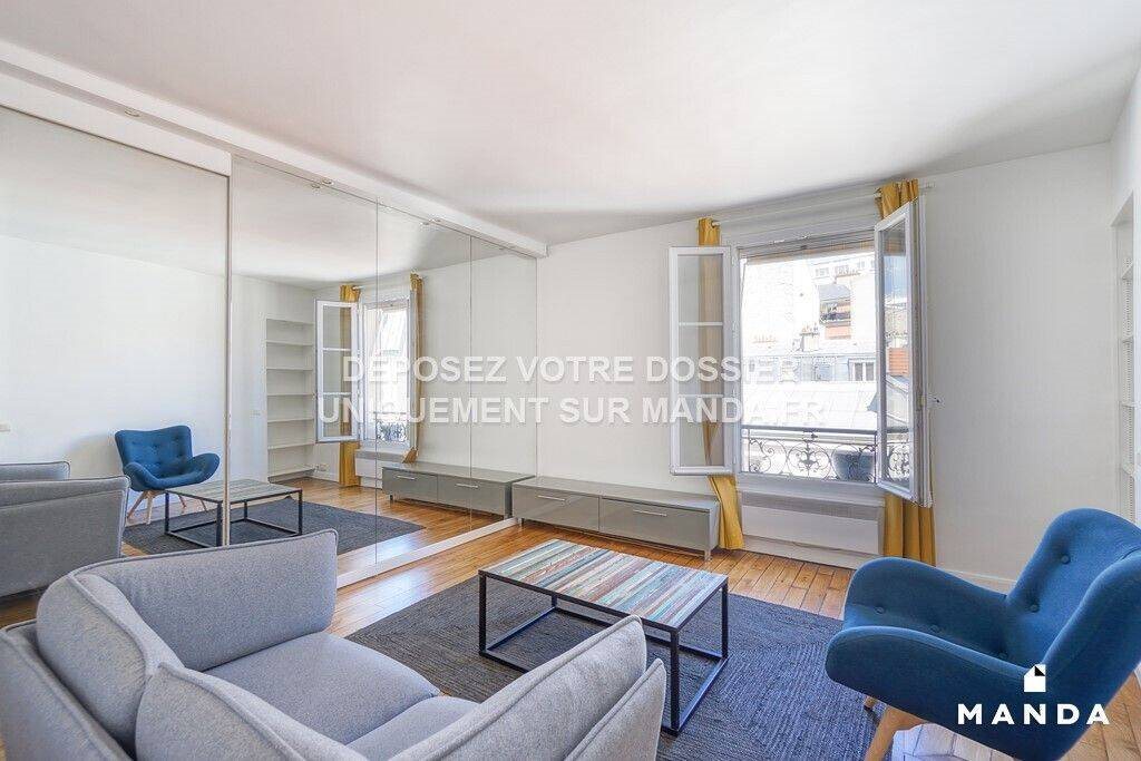 Appartement à louer, 49m², Paris 17ème