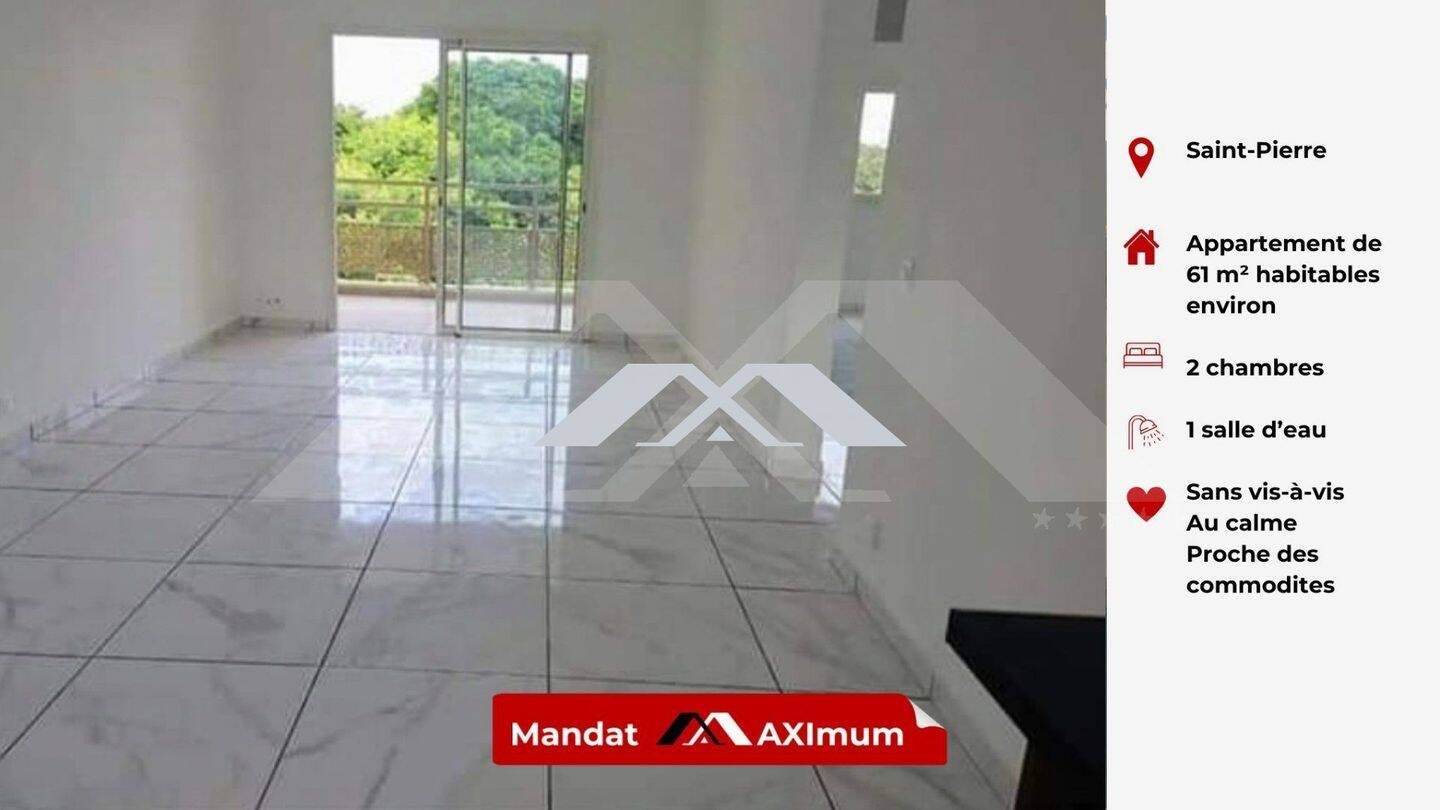 Appartement à louer, 61m², Saint-Pierre