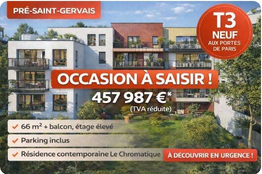 Appartement à vendre, 66m², Le Pré-Saint-Gervais