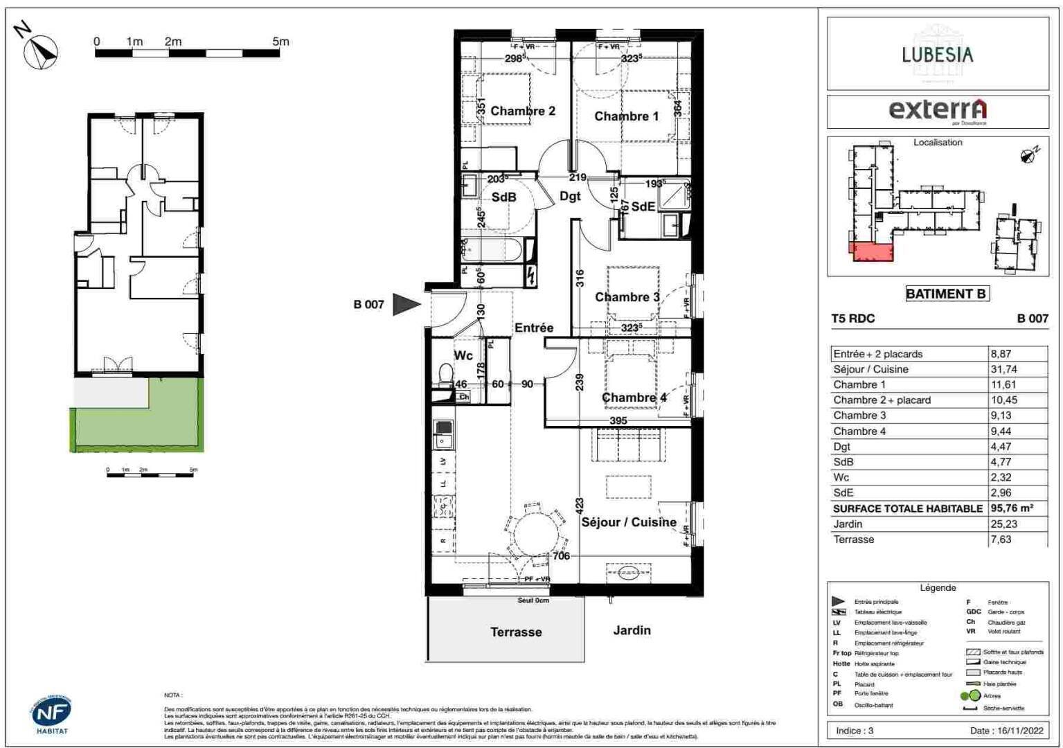 Appartement à vendre, 59m², Saint-Loubès