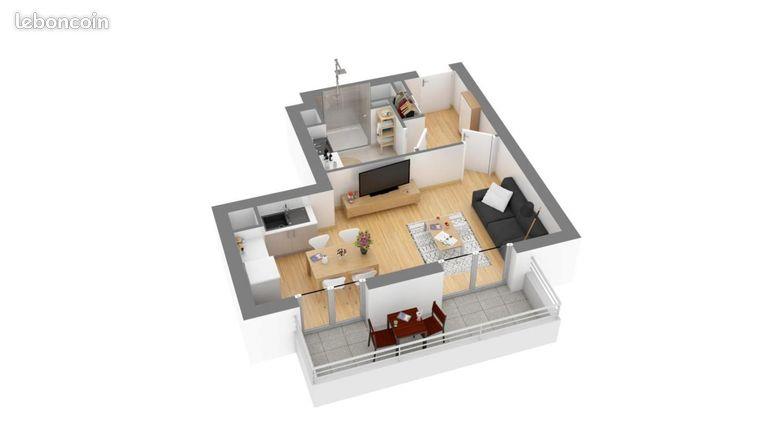 Appartement à louer, 33m², Rouen