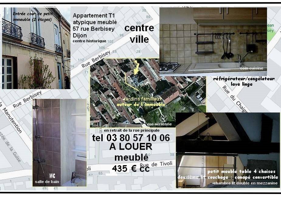 Appartement à louer, 23m², Dijon