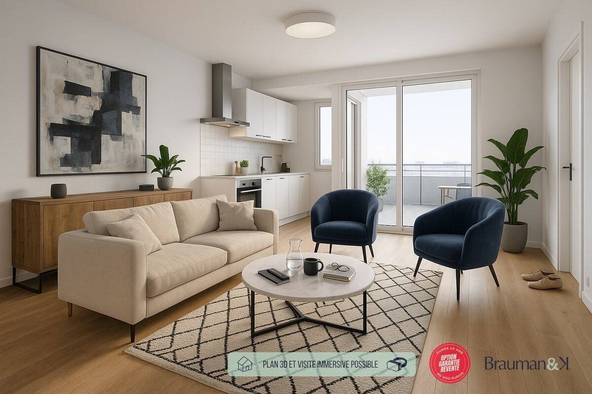 Appartement à vendre, 66m², Hem