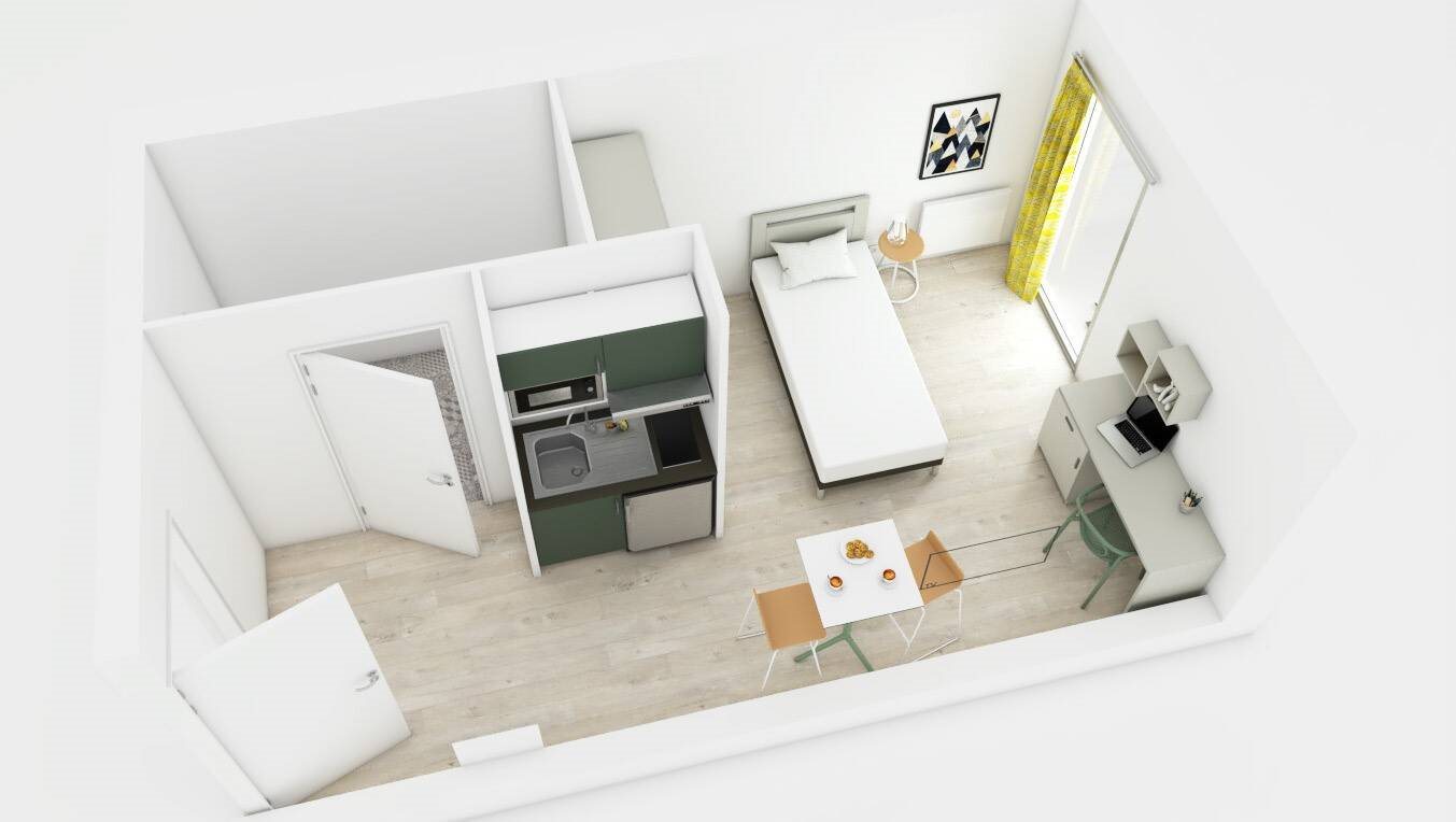 Appartement à louer, 22m², Grenoble