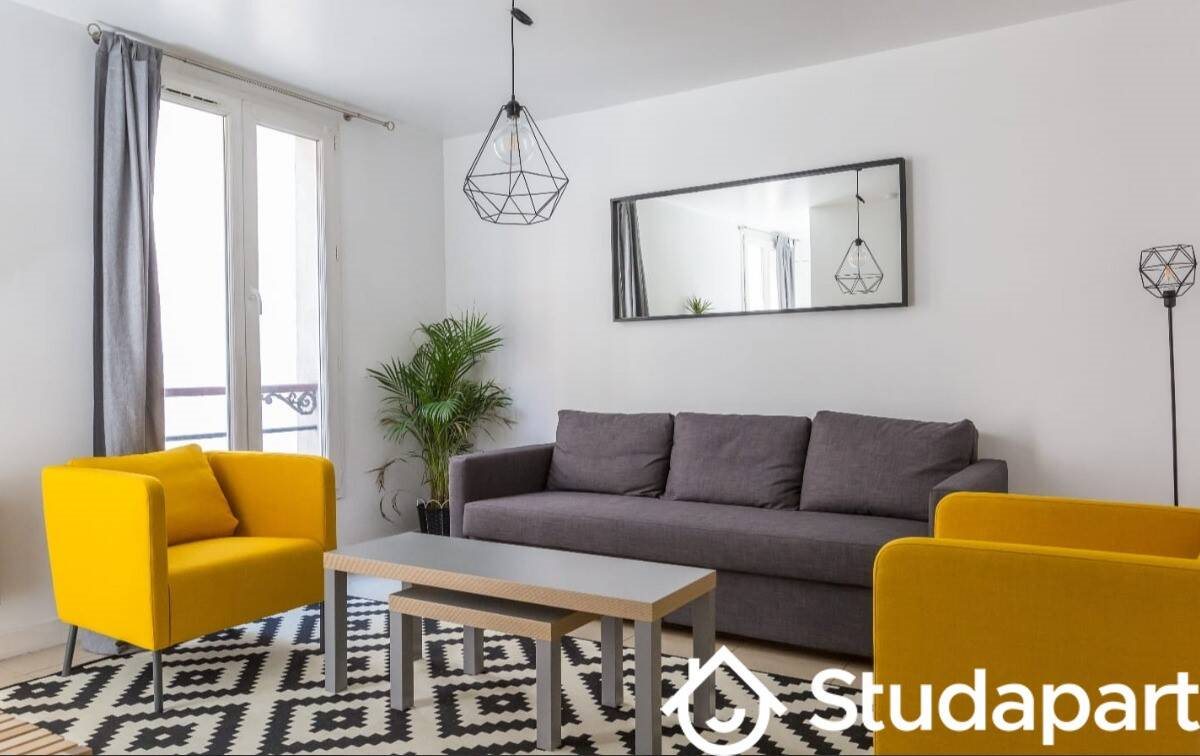 Appartement à louer, 23m², Paris 19ème