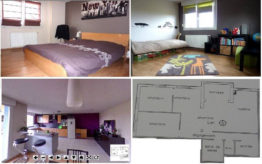 Appartement à louer, 84m², Matzenheim