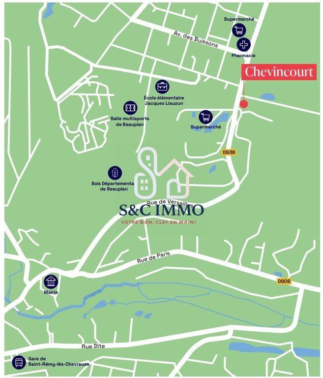 Appartement à vendre, 87m², Saint-Rémy-lès-Chevreuse