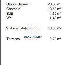 Appartement à vendre, 46m², Vias