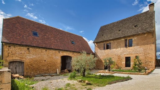 Nord Sarlat - Renovated stone house with barn and 1.5 hectare plot