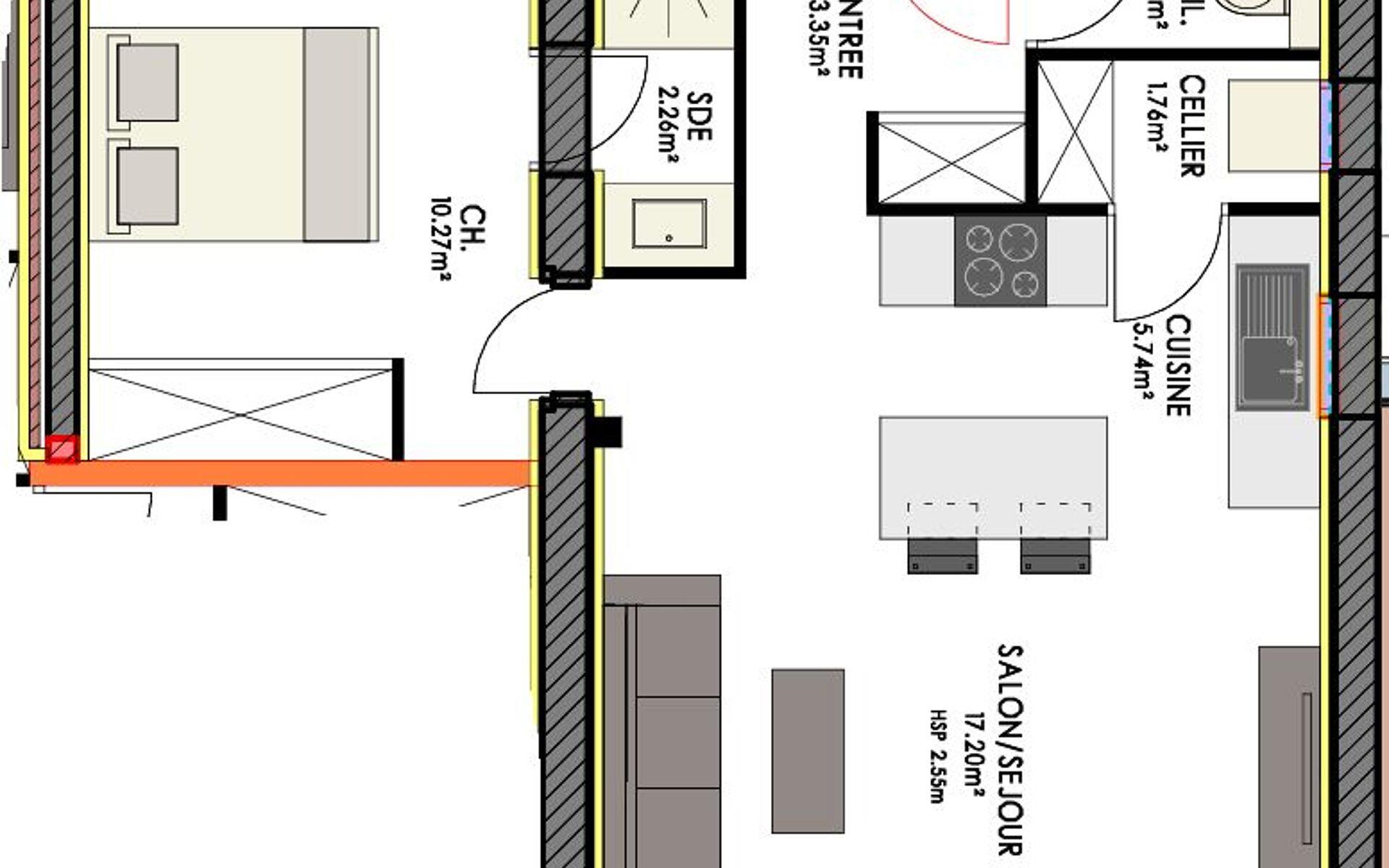 Appartement à vendre, 42m², Toulouse