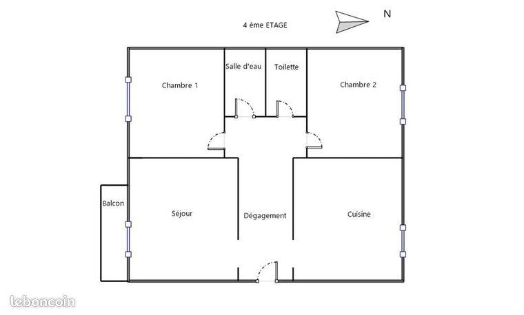 Appartement à vendre, 53m², Grenoble