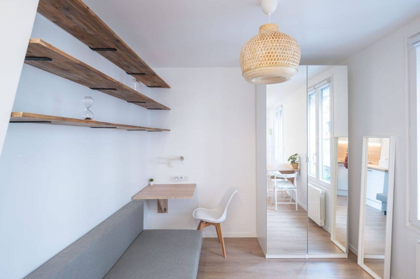 Appartement à louer, 17m², Paris 20ème