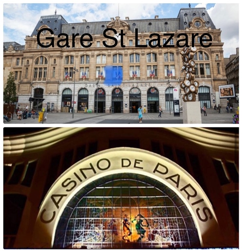 Stille, airconditioneret app, Gare St Lazare