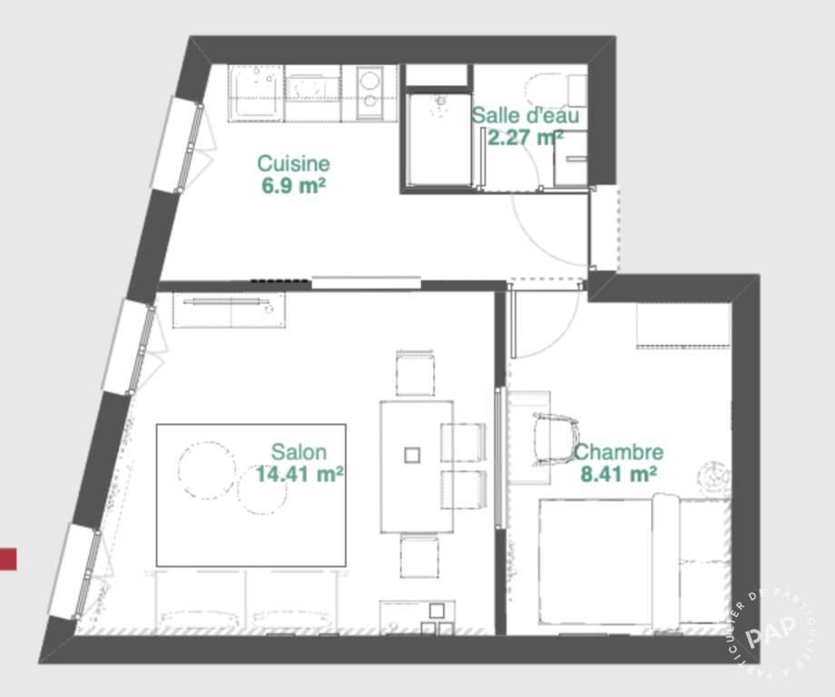 Appartement à louer, 32m², Marseille 5ème