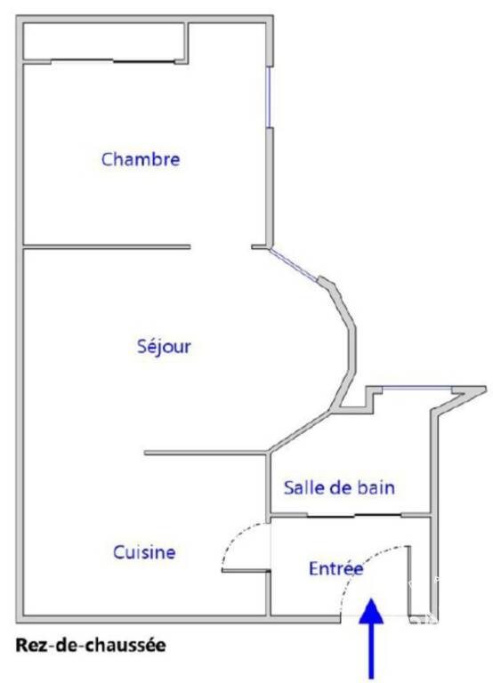 Appartement à louer, 27m², Paris 18ème