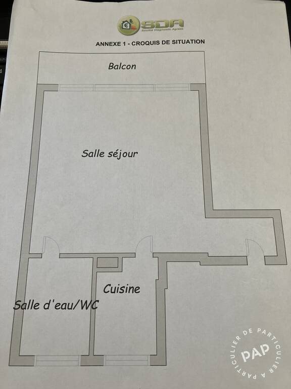 Appartement à louer, 29m², Paris 17ème