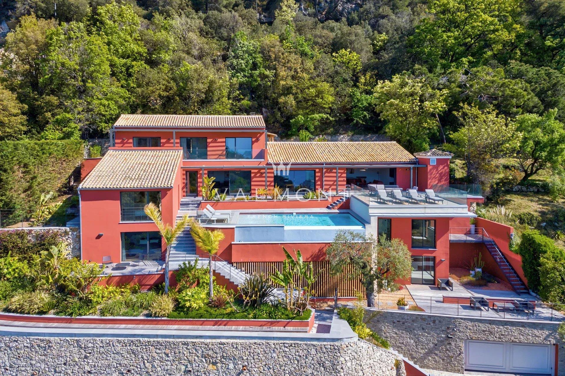 Exceptional Contemporary Villa Perched On The Heights Of Villefranche