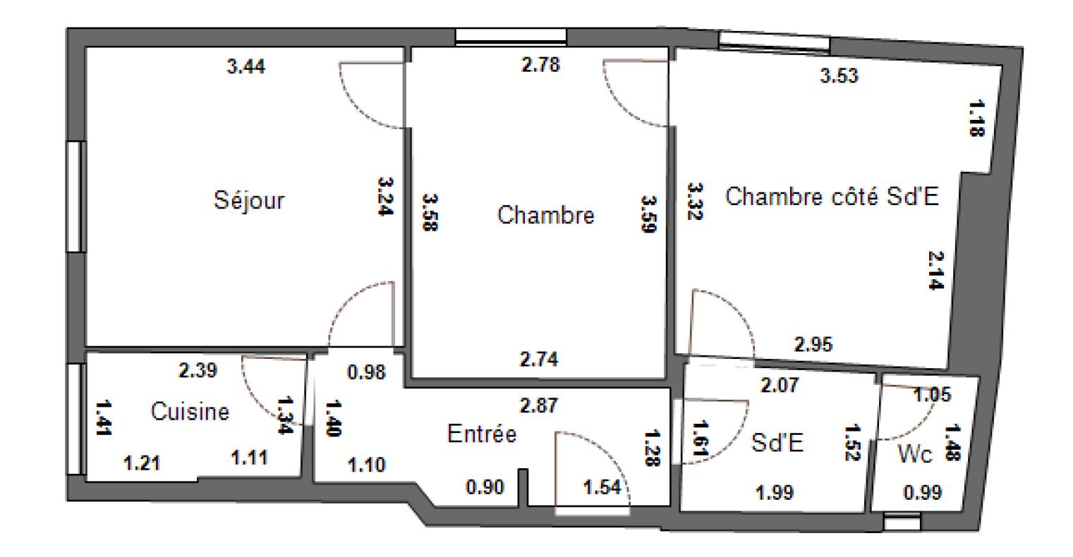 Appartement à vendre, 45m², Paris 14ème