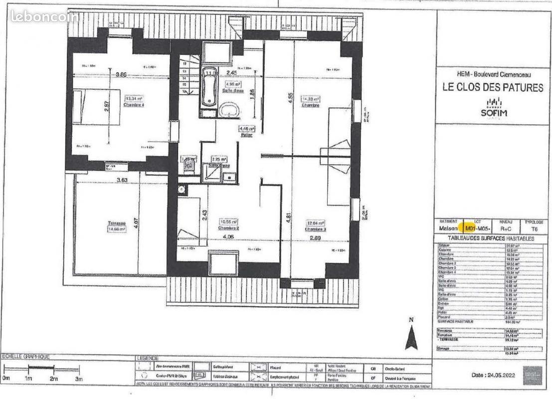 Maison à louer, 144m², Hem