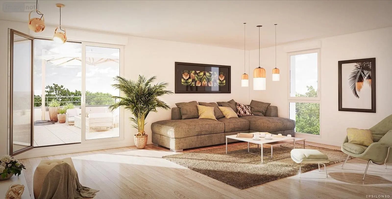 Appartement à louer, 41m², Châteaugiron