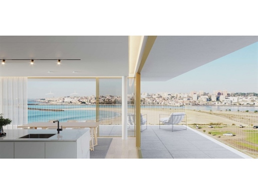T2 nuevo en Vila Nova de Gaia, situado en zona residencial y a solo 100 metros de la playa