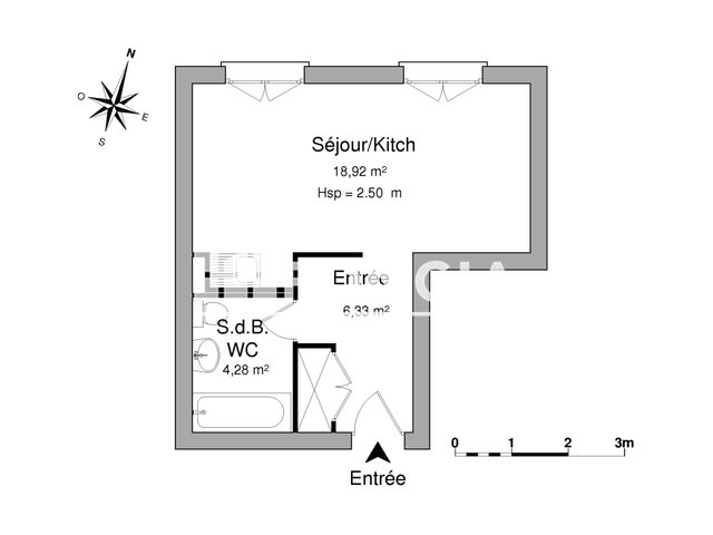 Appartement à louer, 29m², Biarritz