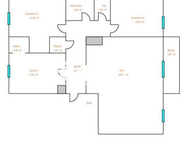 Appartement à louer, 67m², Portes-lès-Valence