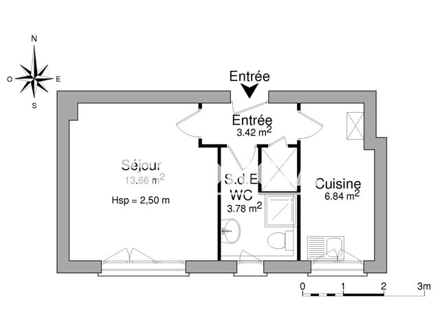 Appartement à louer, 27m², Rennes