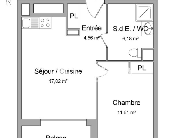 Appartement à louer, 39m², Bondoufle