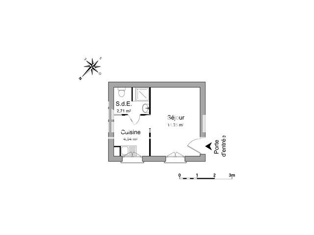 Appartement à louer, 18m², Strasbourg