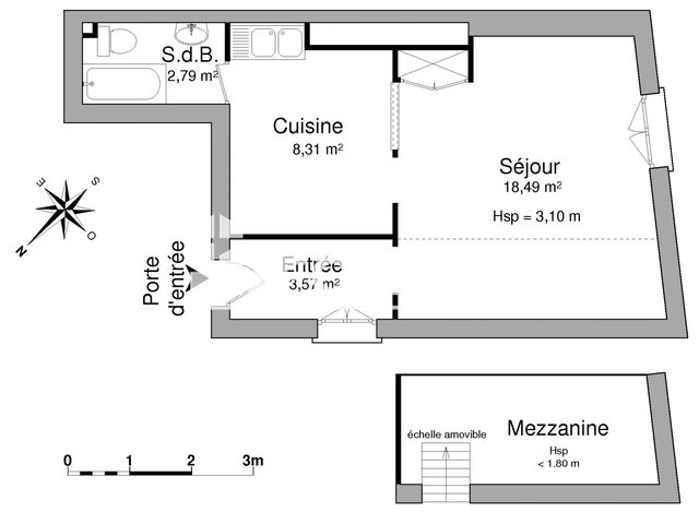Appartement à louer, 32m², Uzès
