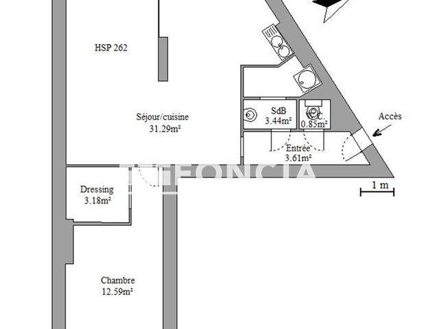 Appartement à louer, 54m², Toulon