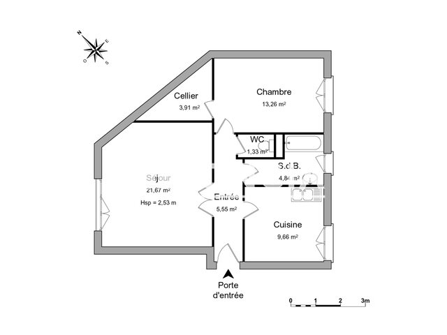 Appartement à louer, 60m², Orléans