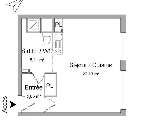 Appartement à louer, 31m², Saint-Leu-la-Forêt