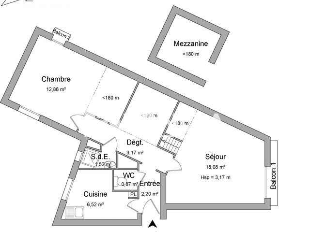 Appartement à louer, 45m², Grenoble