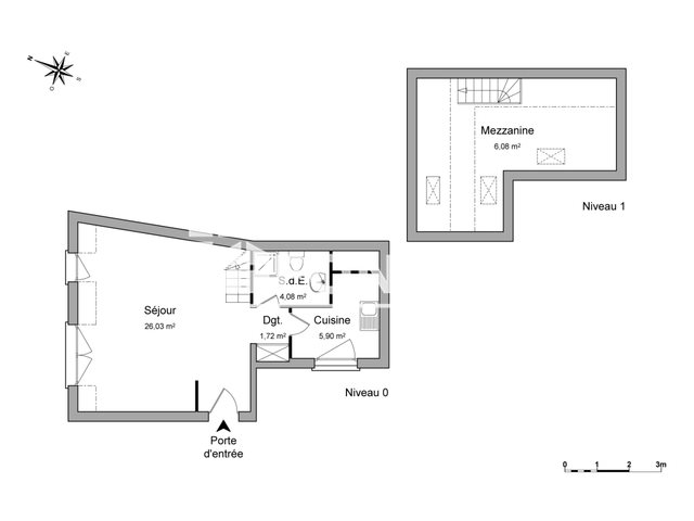Appartement à louer, 43m², Strasbourg