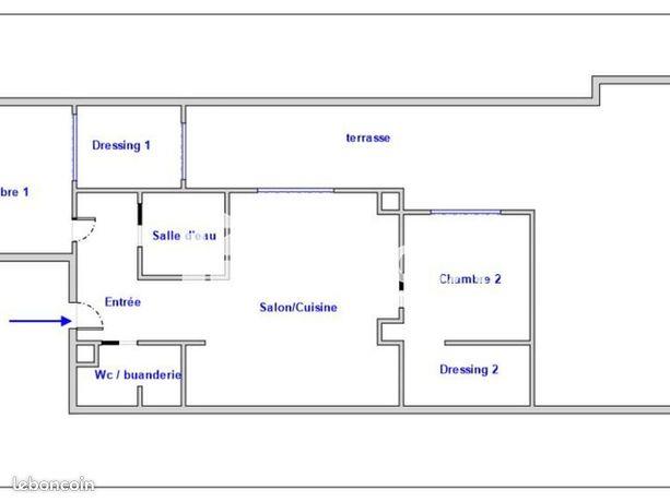 Appartement à louer, 70m², Marseille 12ème