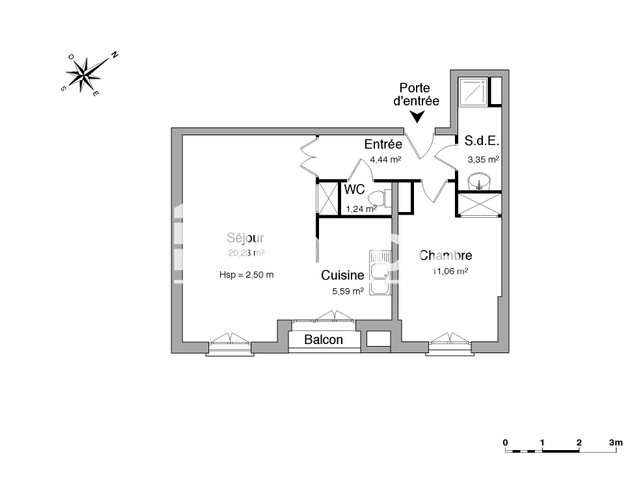 Appartement à louer, 45m², Angers