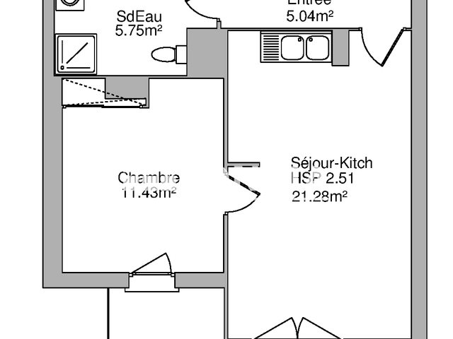 Appartement à louer, 43m², Orléans