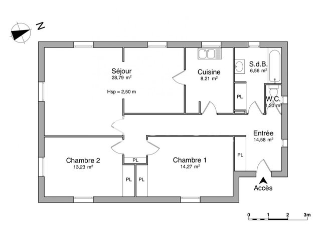 Appartement à louer, 86m², Le Luc