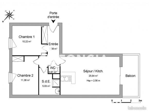 Maison à louer, 60m², Chalonnes-sur-Loire
