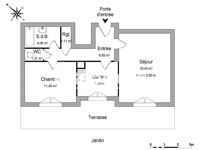 Appartement à louer, 51m², Trévoux