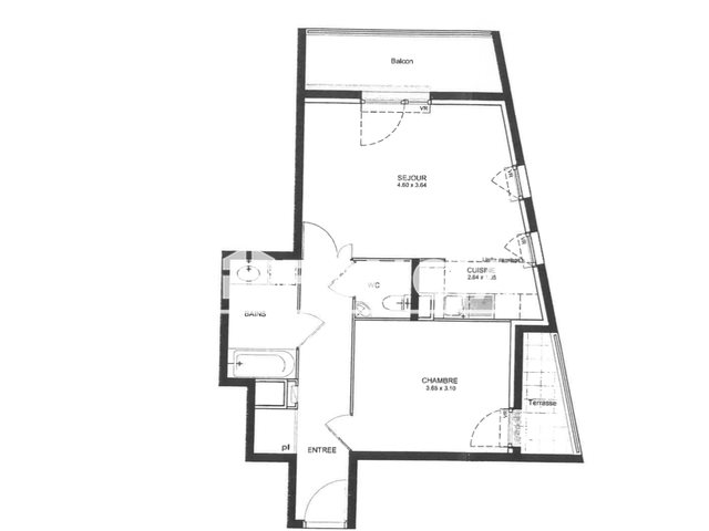 Appartement à louer, 47m², Saint-Michel-sur-Orge