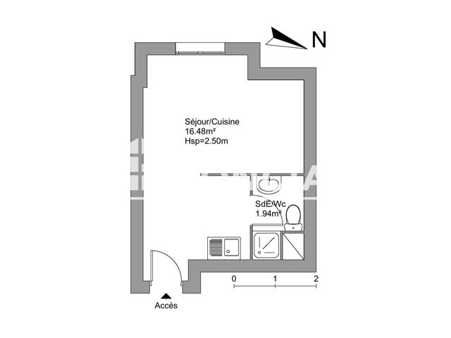 Appartement à louer, 18m², Hérouville-Saint-Clair