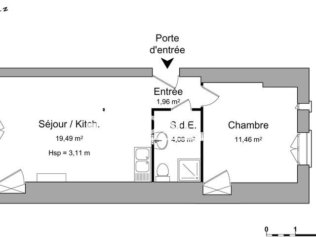Appartement à louer, 36m², Grenoble