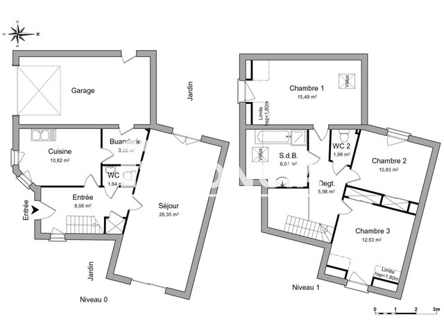 Maison à louer, 103m², Ecouflant