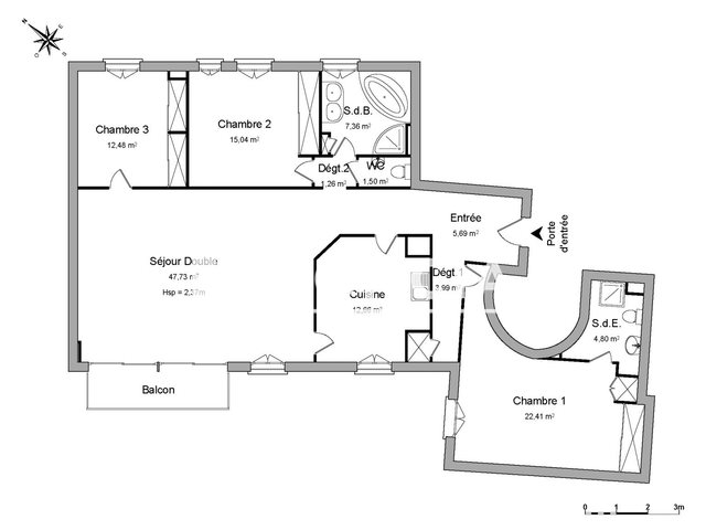 Appartement à louer, 134m², Ferney-Voltaire