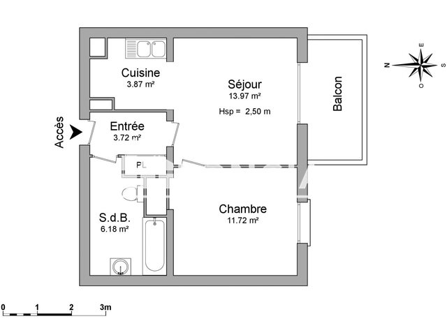 Appartement à louer, 39m², Saint-Pierre-du-Perray