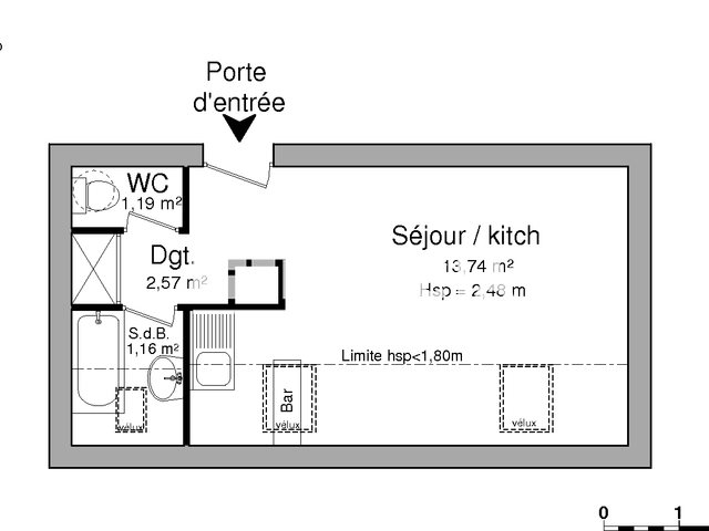 Appartement à louer, 18m², Orléans
