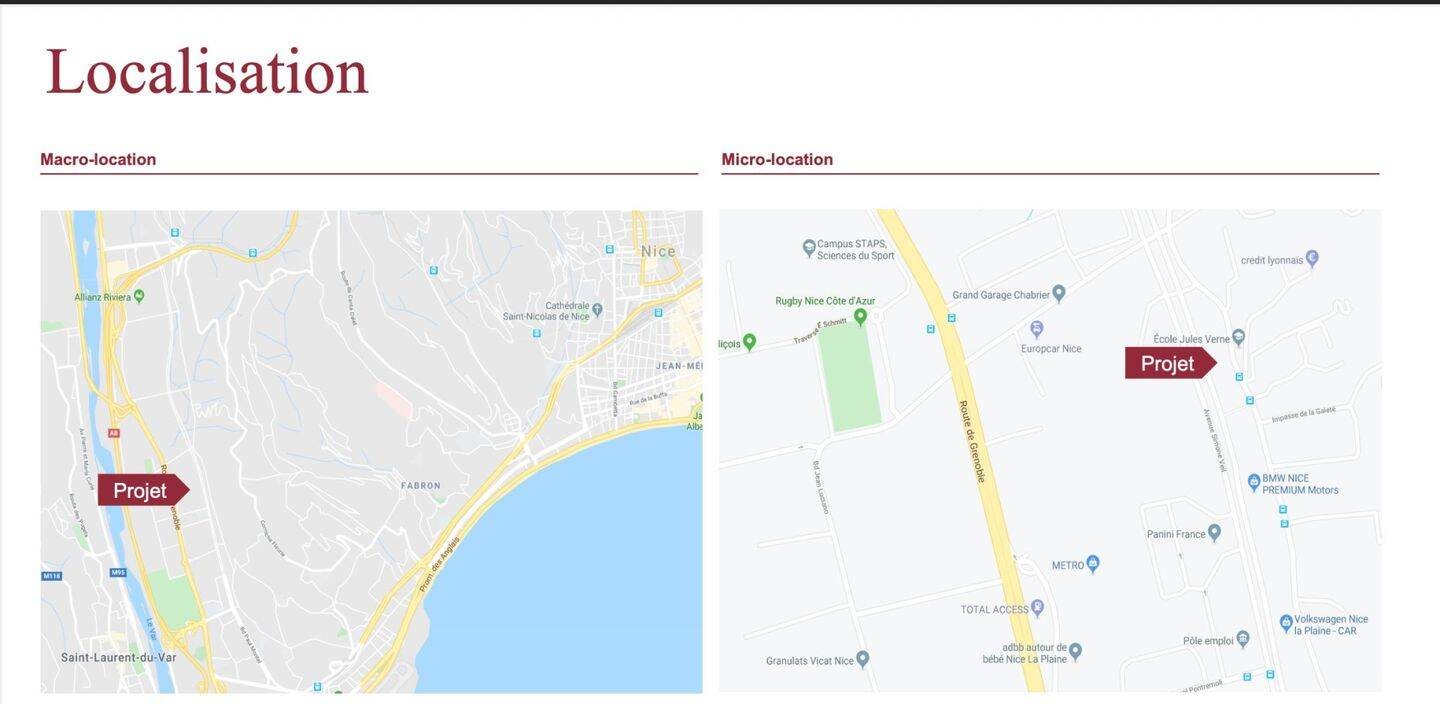 Appartement à louer, 46m², Nice